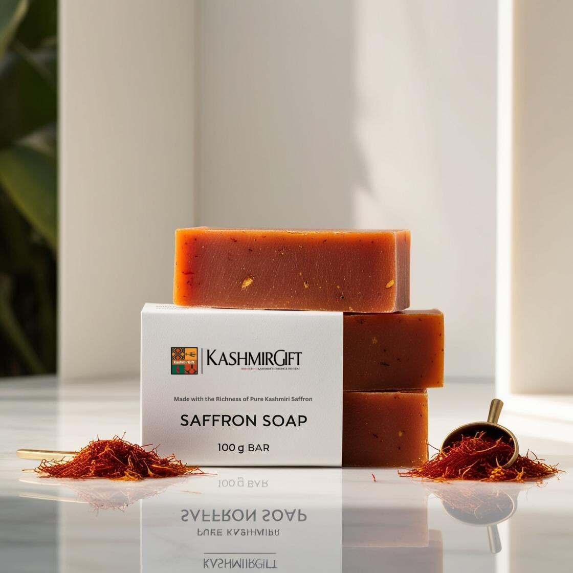 Pure Saffron Soap