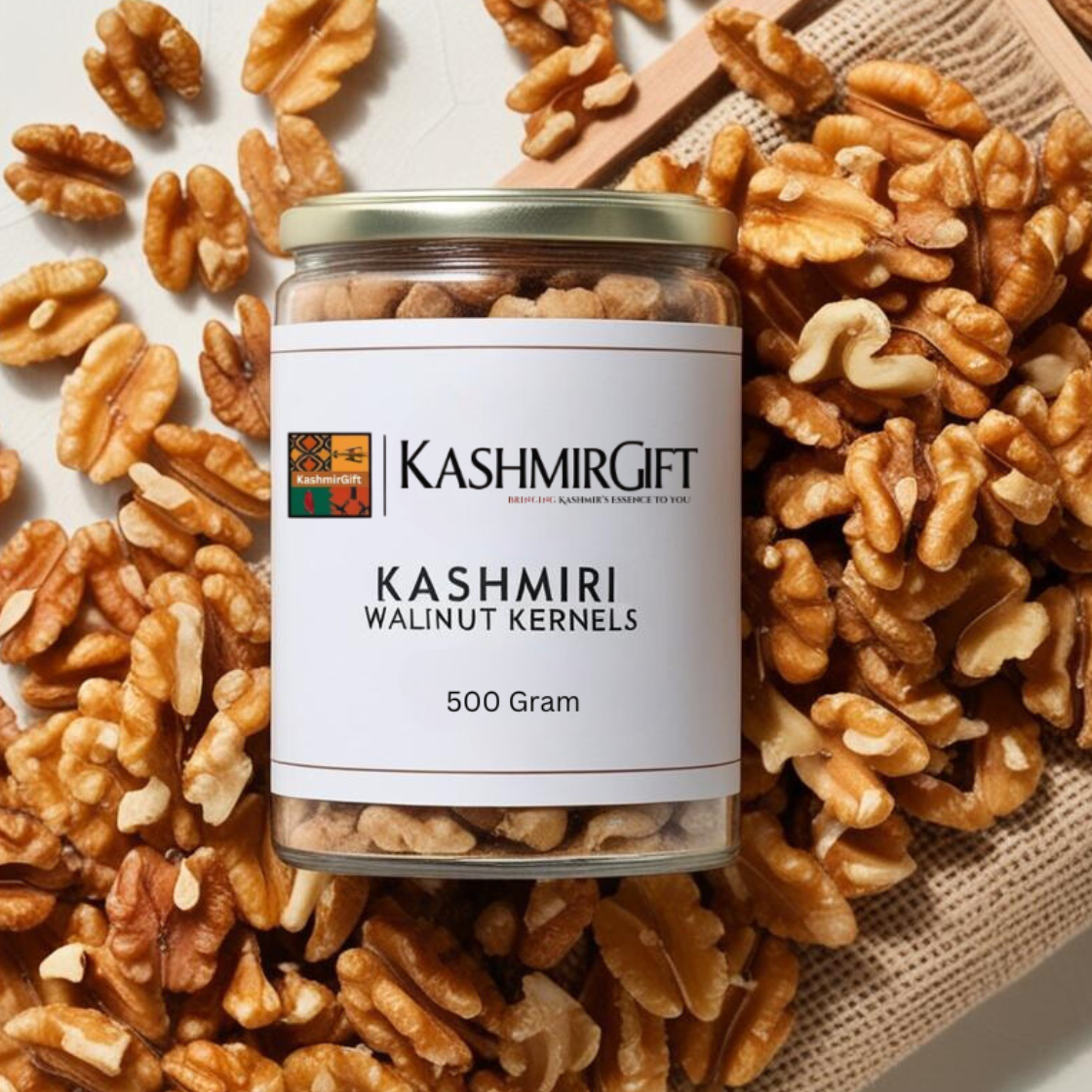 Kashmiri Walnut Kernels (1kg) - Fresh, Premium Quality | Rich, Nutrient-Rich & Delicious